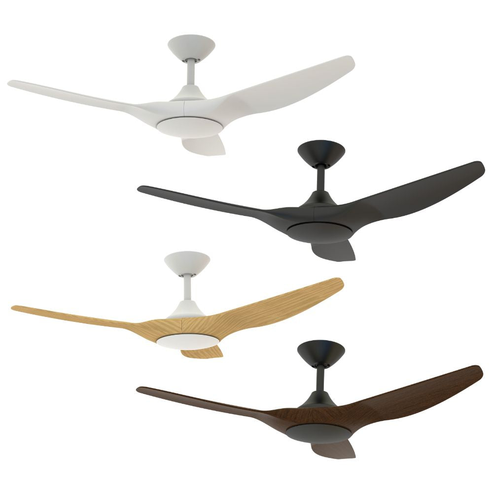 Domus STRIKE-48 3 Blade 48" DC Ceiling Fan - 1220mm, with Optional Light Kit-Domus Lighting-Ozlighting.com.au
