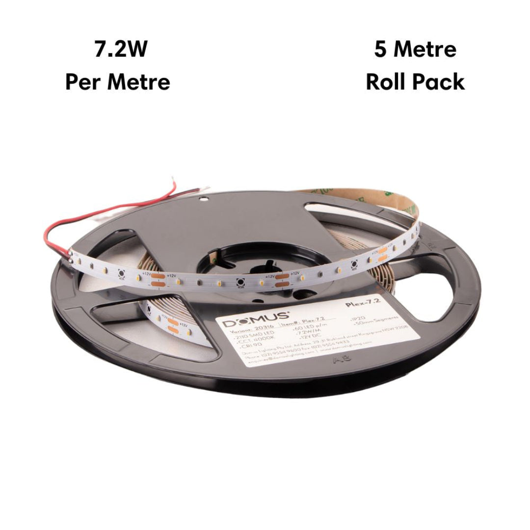 Domus Strip LED Strip 5m 7.2W-Domus Lighting-Ozlighting.com.au