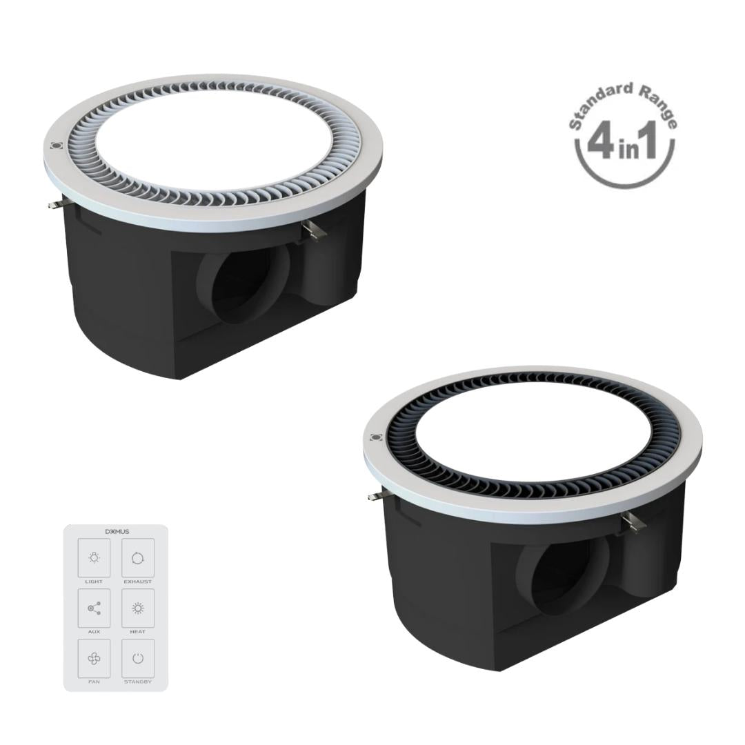 Domus THERMAFLOW- 4-in-1 PTC Bathroom Heater-Ozlighting-Ozlighting.com.au