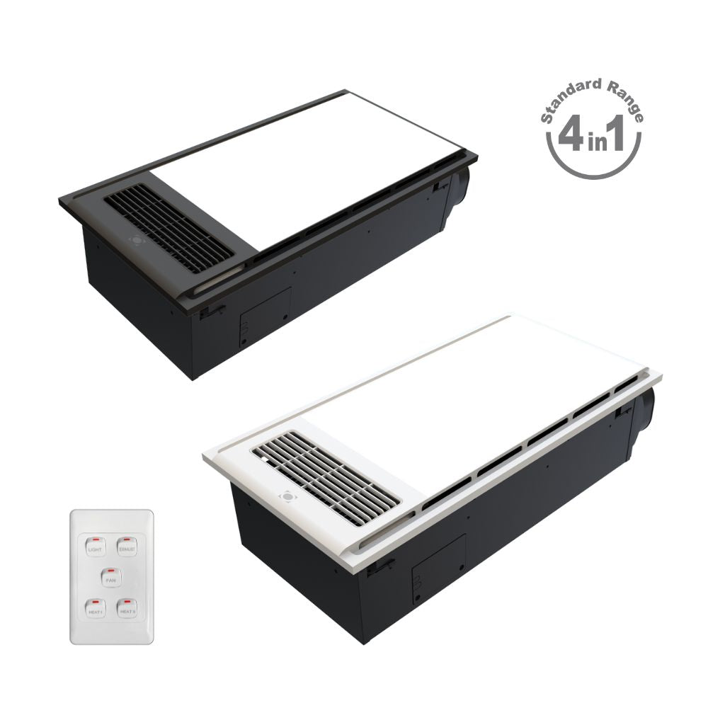 Domus TROPIX - 4-In-1 PTC Bathroom Heater-Domus Lighting-Ozlighting.com.au