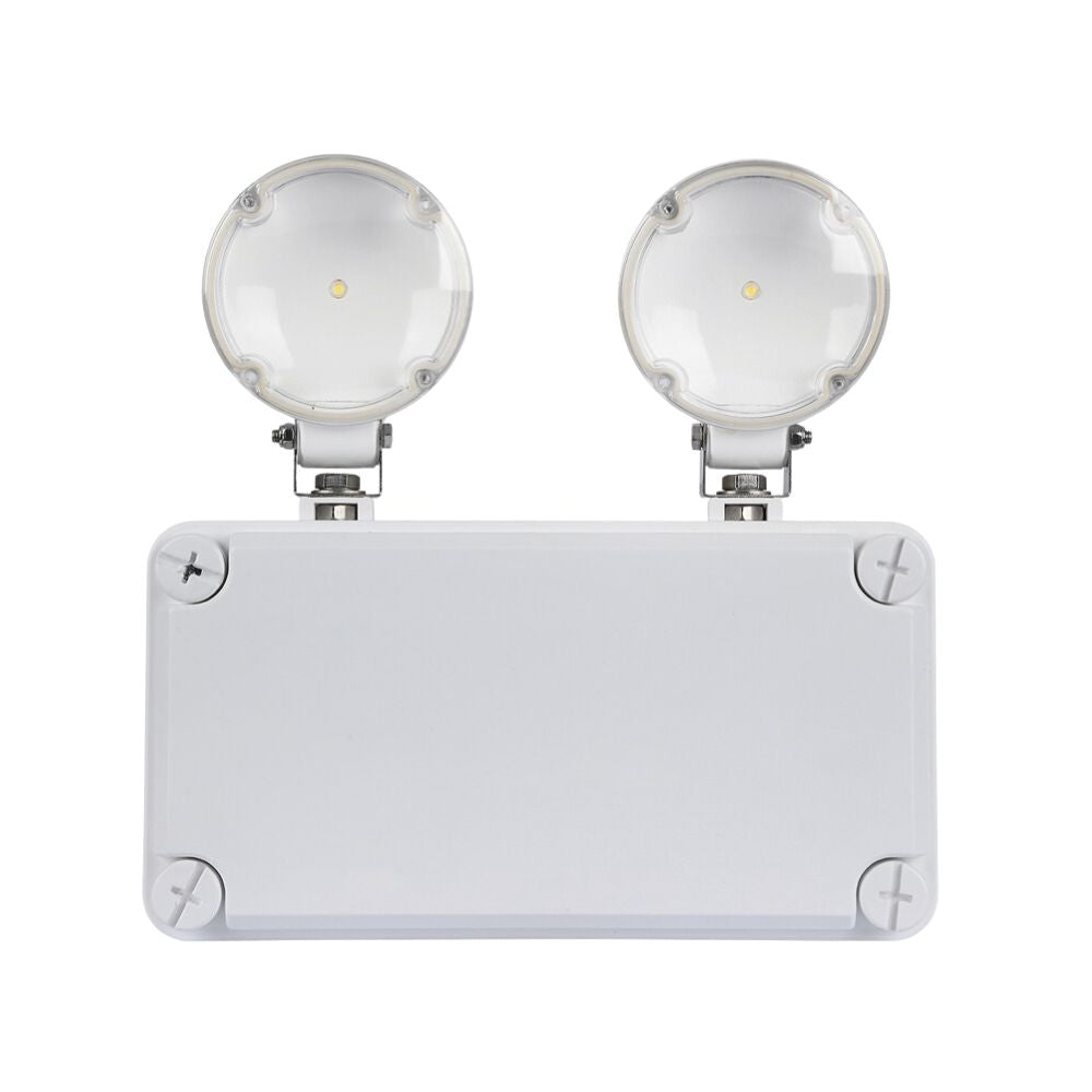 Domus TWIN-SPOT-EM LED Wall Light - 5W, IP65, Emergency-Domus Lighting-Ozlighting.com.au
