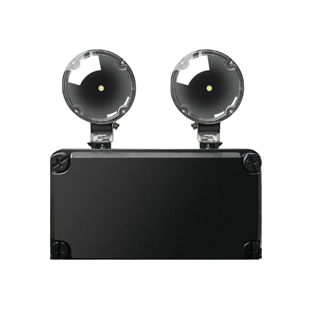 Domus TWIN-SPOT-EM LED Wall Light - 5W, IP65, Emergency-Domus Lighting-Ozlighting.com.au