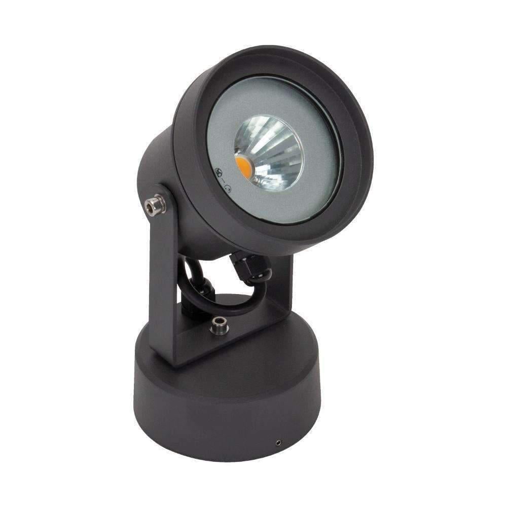 Domus VISION-12 - 12W LED Exterior Spotlight IP54 Dark Grey - 5000K-Domus Lighting-Ozlighting.com.au