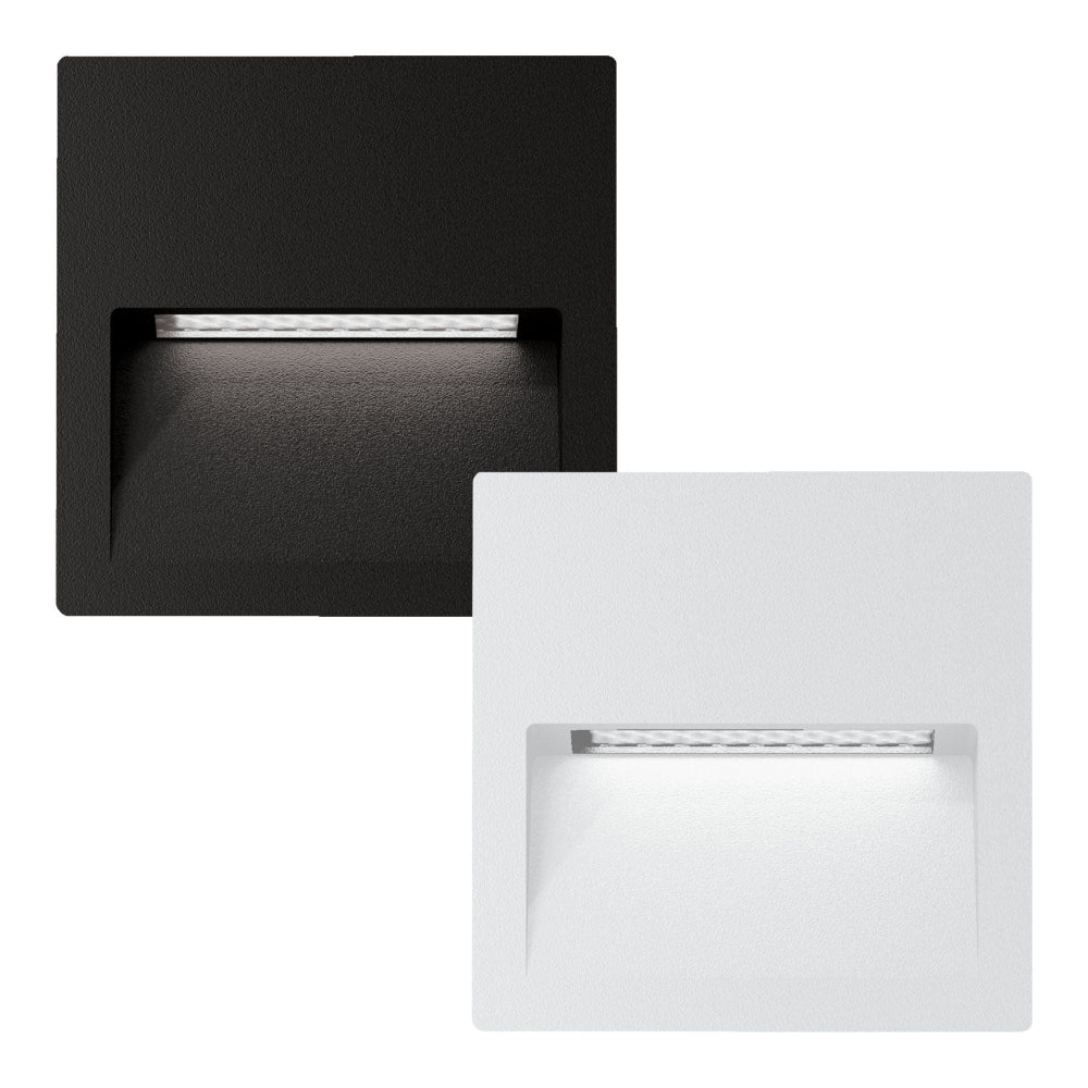 Domus ZAC-PRO-5-SQR - 24V DC 5W LED Tri-Colour Square LED Wall Light IP65 - DRIVER REQUIRED-Domus Lighting-Ozlighting.com.au