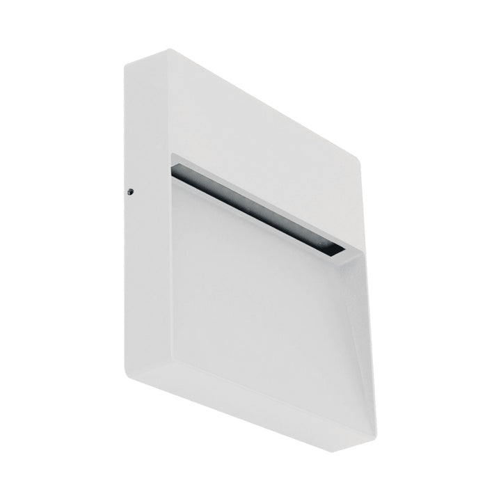 Domus ZEKE-PRO-5-SQR - 240V AC 5W LED Tri-Colour Square Recessed LED Steplight IP65-Domus Lighting-Ozlighting.com.au