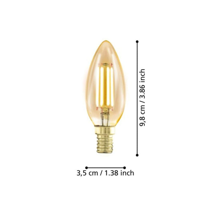 Eglo - 4W Candle LED Globe - E14-Eglo-Ozlighting.com.au