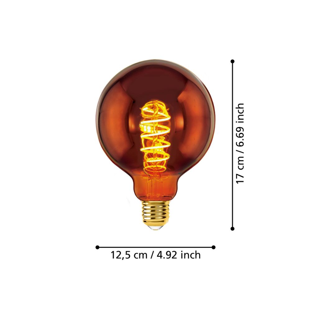 Eglo - 4W G125 Globe - 1 x E27-Eglo-Ozlighting.com.au