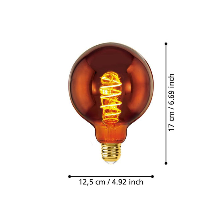 Eglo - 4W G125 Globe - 1 x E27-Eglo-Ozlighting.com.au