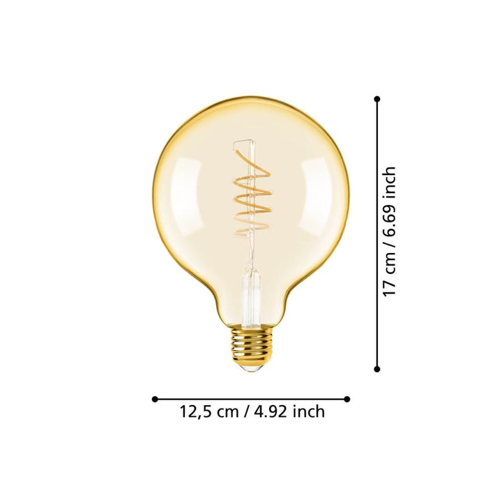 Eglo - 4W G125 Globe - 1 x E27-Eglo-Ozlighting.com.au