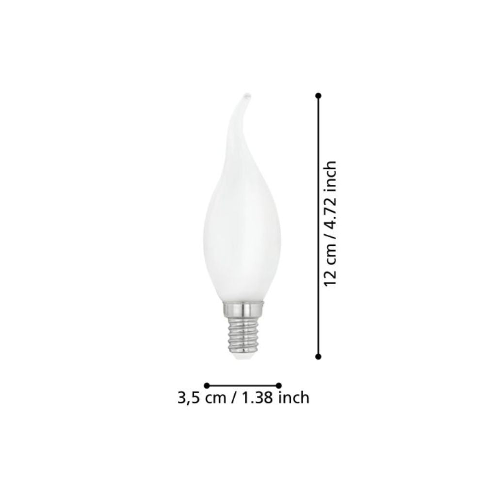 Eglo - 4W LED Filament Candle Globe - E14-Eglo-Ozlighting.com.au