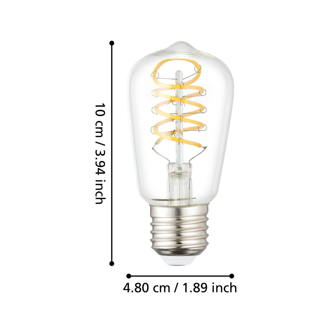 Eglo - 7W ST48 LED Globe - 1 x E27-Eglo-Ozlighting.com.au