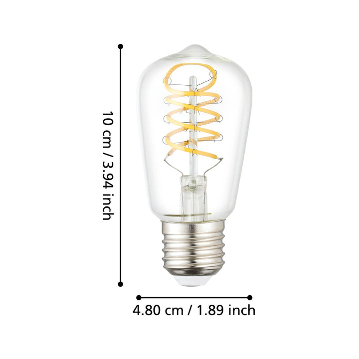 Eglo - 7W ST48 LED Globe - 1 x E27-Eglo-Ozlighting.com.au