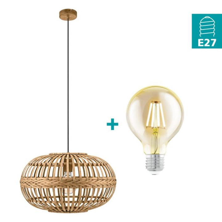 Eglo AMSFIELD - 1 Light Pendant-Eglo-Ozlighting.com.au