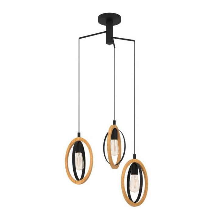 Eglo BASILDON - 1/3 Light Pendant-Eglo-Ozlighting.com.au