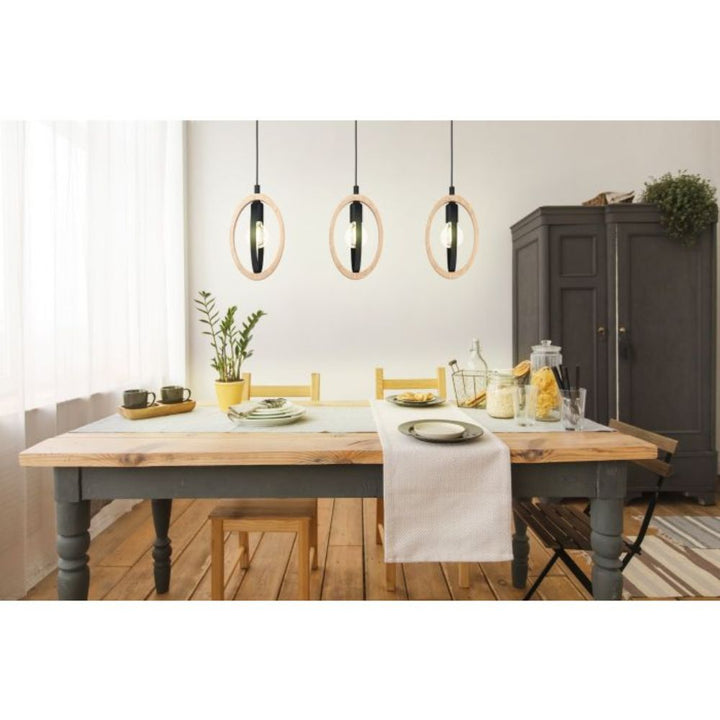 Eglo BASILDON - 1/3 Light Pendant-Eglo-Ozlighting.com.au
