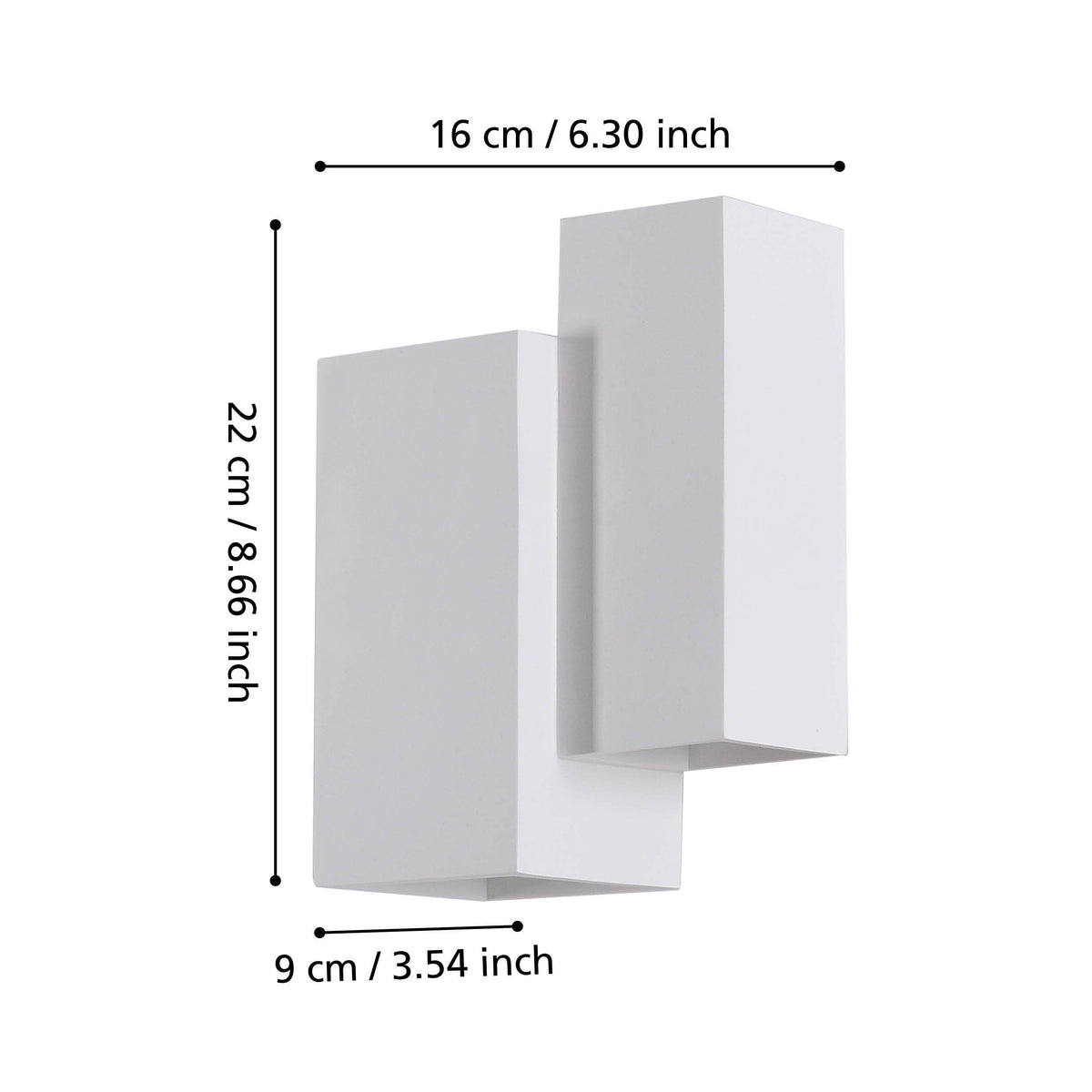 Eglo BLAKE 4-Light Wall Light - GU10-Eglo-Ozlighting.com.au