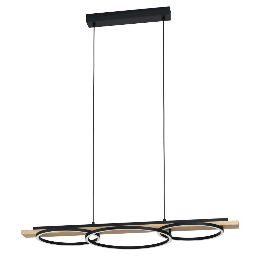 Eglo BOYAL - 3 Light Suspended Ring Pendant-Eglo-Ozlighting.com.au