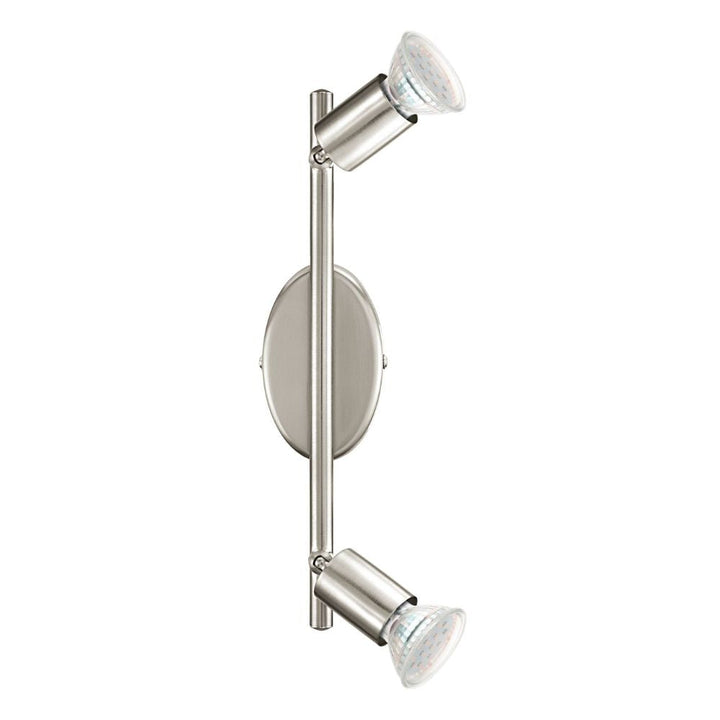 Eglo BUZZ LED - Satin Nickel Spot Light-Eglo-Ozlighting.com.au