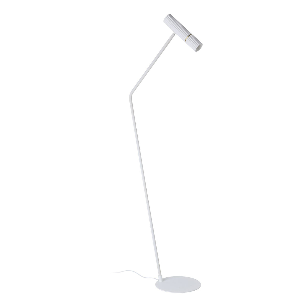 Eglo CAMINIA Floor Lamp - White and Brass-Eglo-Ozlighting.com.au