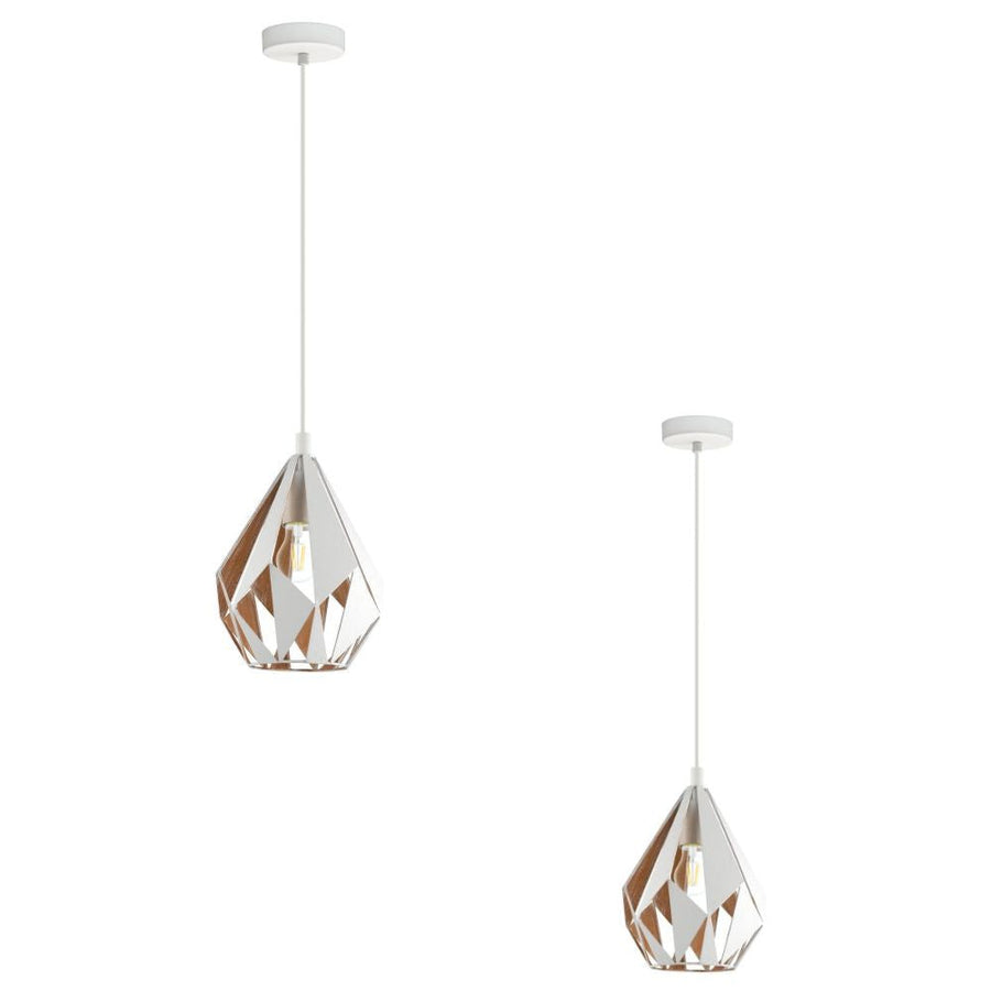 Eglo CARLTON 1 - 1 Light Pendant-Eglo-Ozlighting.com.au