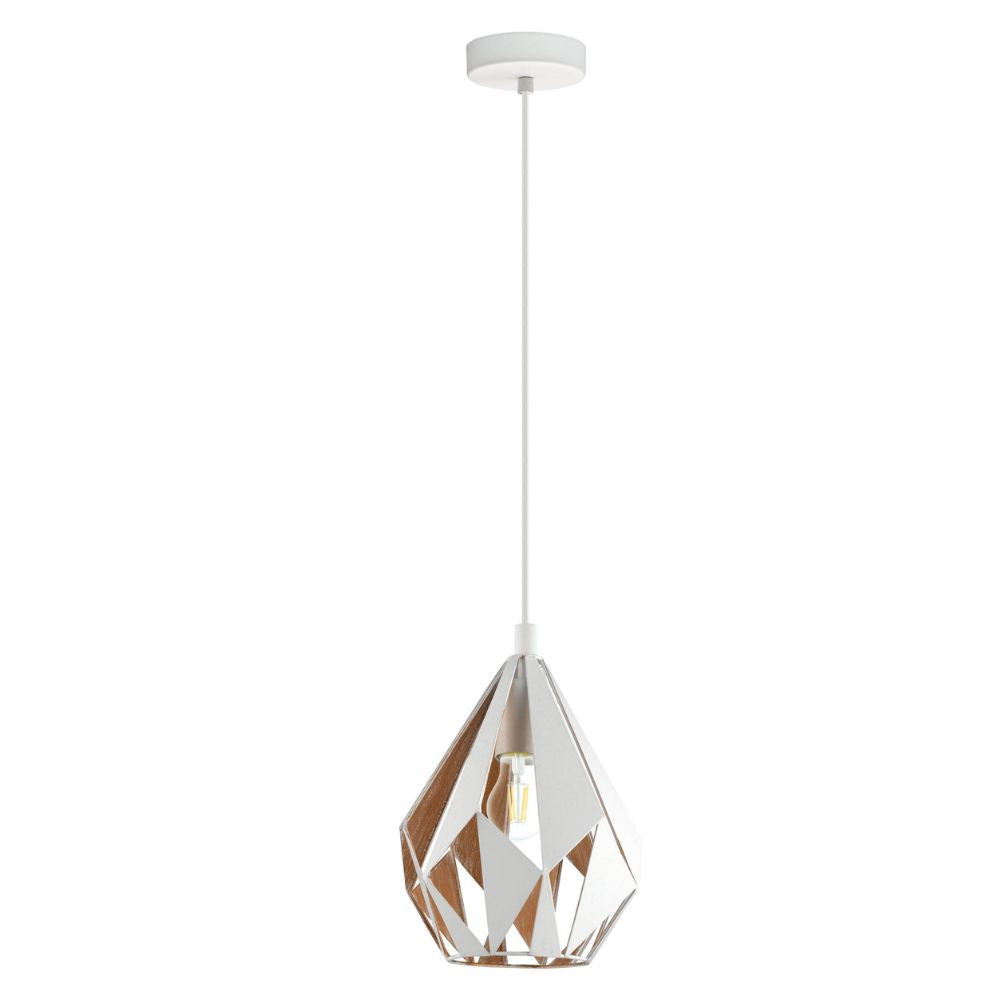 Eglo CARLTON 1 Pendant - 1 Light-Eglo-Ozlighting.com.au