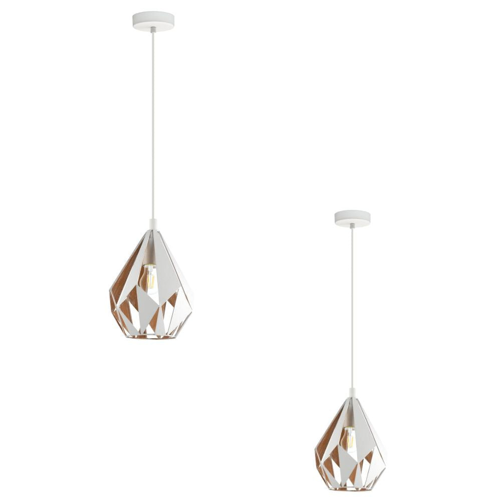 Eglo CARLTON 1 Pendant - 1 Light-Eglo-Ozlighting.com.au