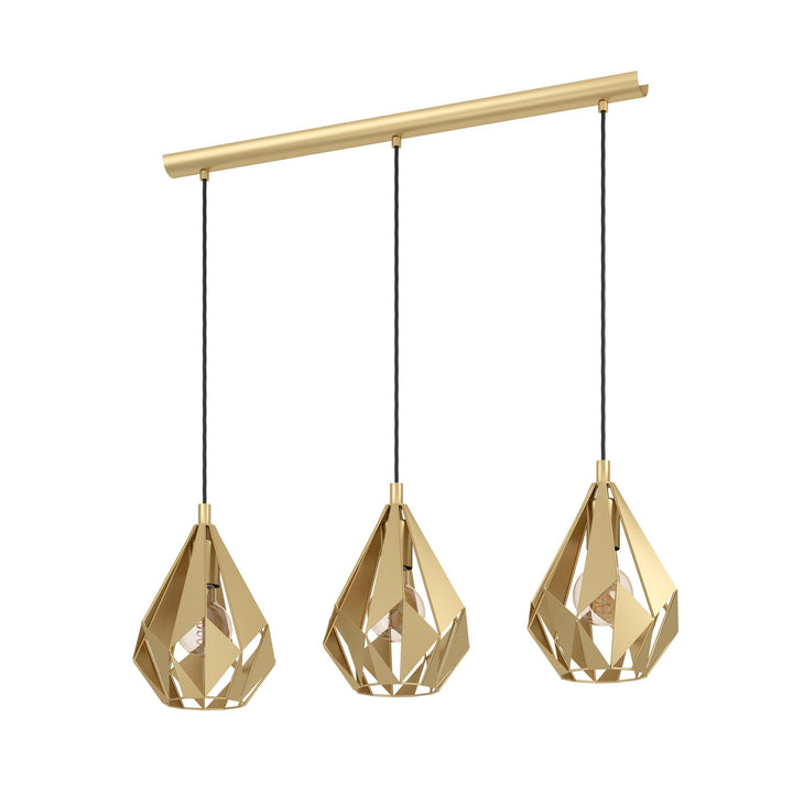 Eglo CARLTON - 1/3 Light Pendant-Eglo-Ozlighting.com.au