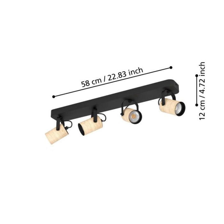 Eglo CAYUCA - Adjustable GU10 LED Spotlight-Eglo-Ozlighting.com.au