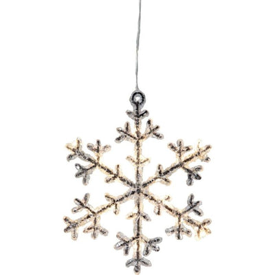 Eglo CHRISTMAS - Icy Hanging Star Decoration-Eglo-Ozlighting.com.au