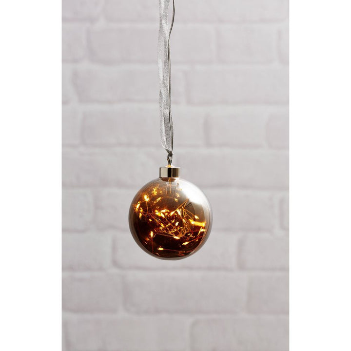 Eglo CHRISTMAS - .012W Glow Hanging Ball Decoration-Eglo-Ozlighting.com.au