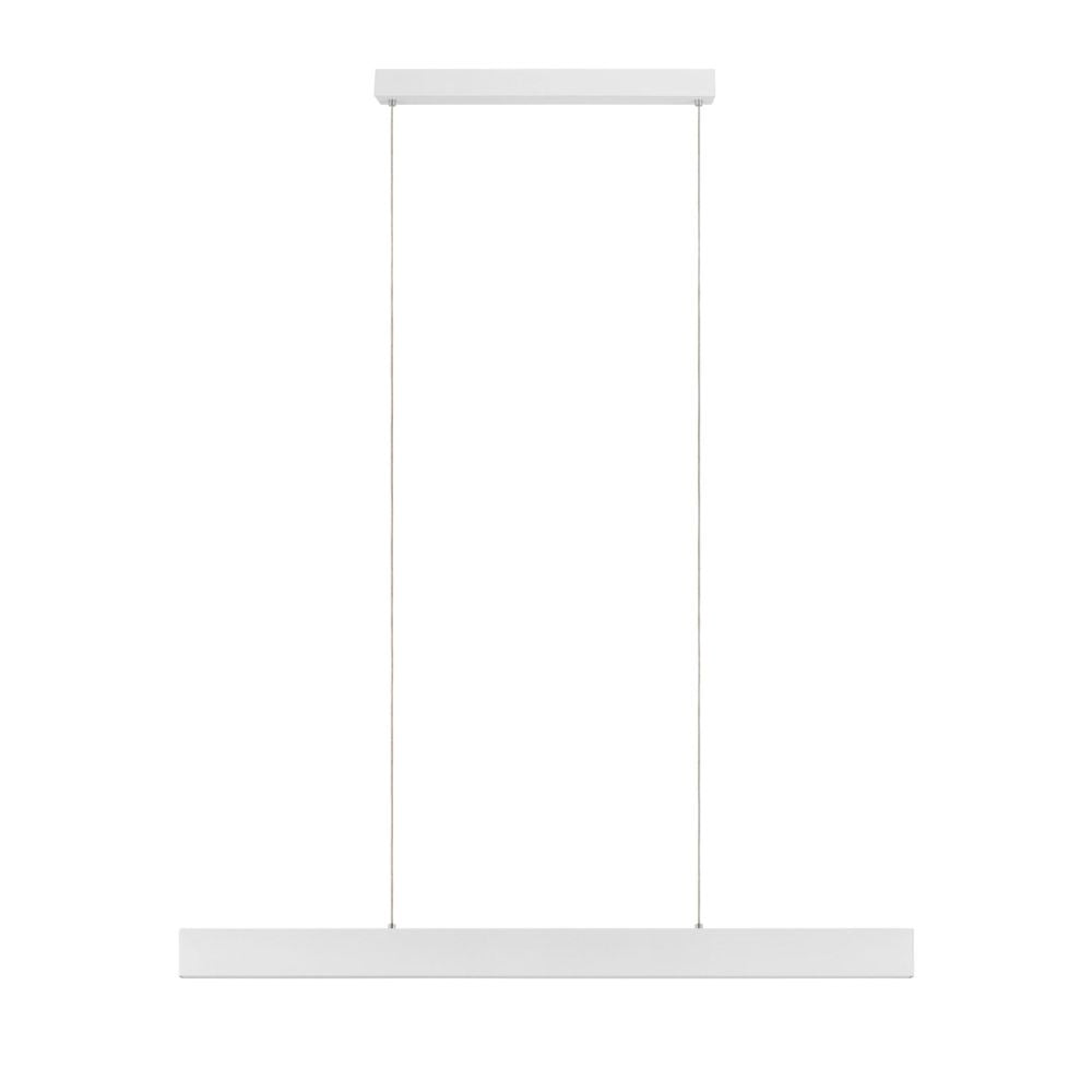 Eglo CLIMENE 2 LED Pendant - 2 Light White Aluminium Linear-Eglo-Ozlighting.com.au
