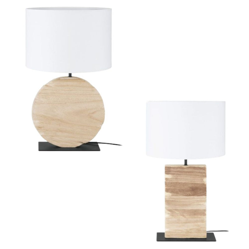 Eglo CONTESSORE - Wooden Table Lamp-Eglo-Ozlighting.com.au
