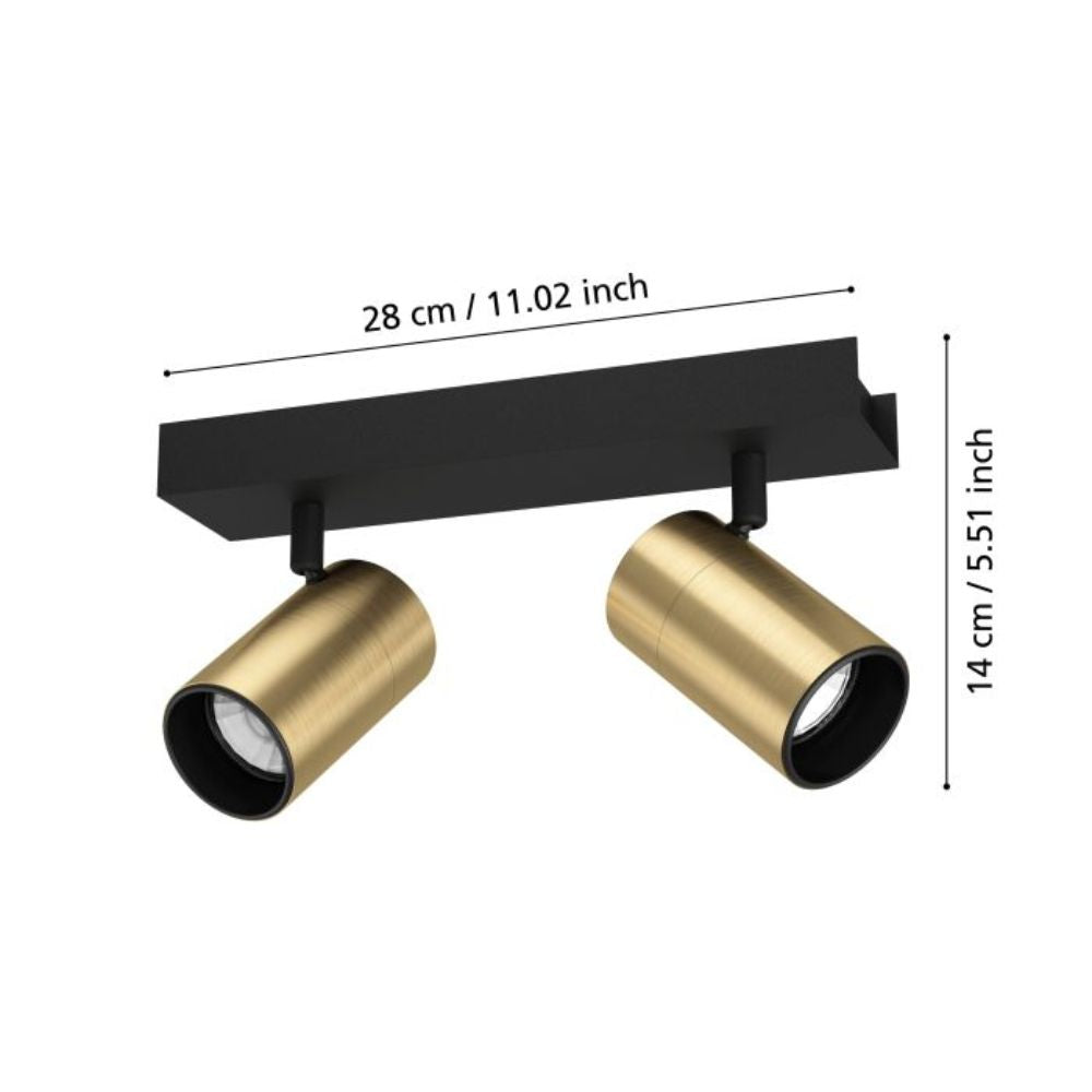 Eglo CUMARIBO LED Spotlight - Adjustable GU10-Eglo-Ozlighting.com.au