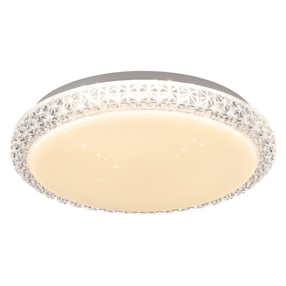 Eglo DELILAH - Crystal Effect LED Wall/Ceiling Light-Eglo-Ozlighting.com.au