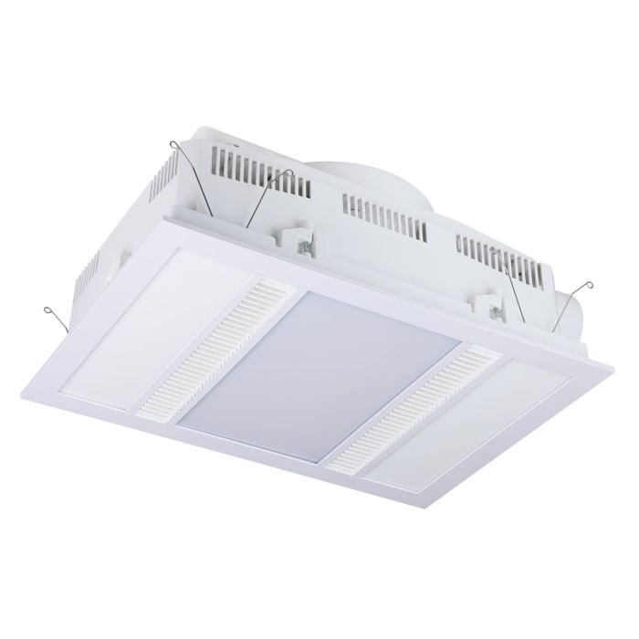 Eglo DOMINGO Bathroom Heater - 3-in-1, Exhaust Fan with LED Light-Eglo-Ozlighting.com.au