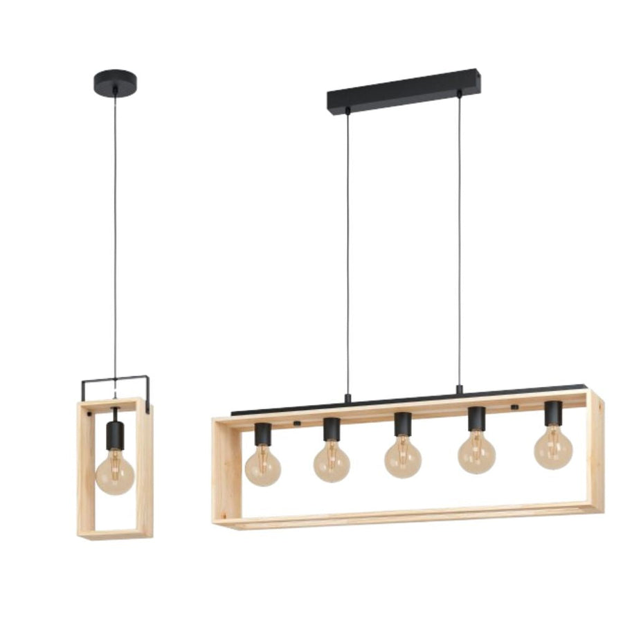 Eglo FAMBOROUGH - 1/5 Light Pendant-Eglo-Ozlighting.com.au