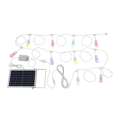 Eglo FESTOON - 1W 10 Light Solar LED Kit IPX5-Eglo-Ozlighting.com.au