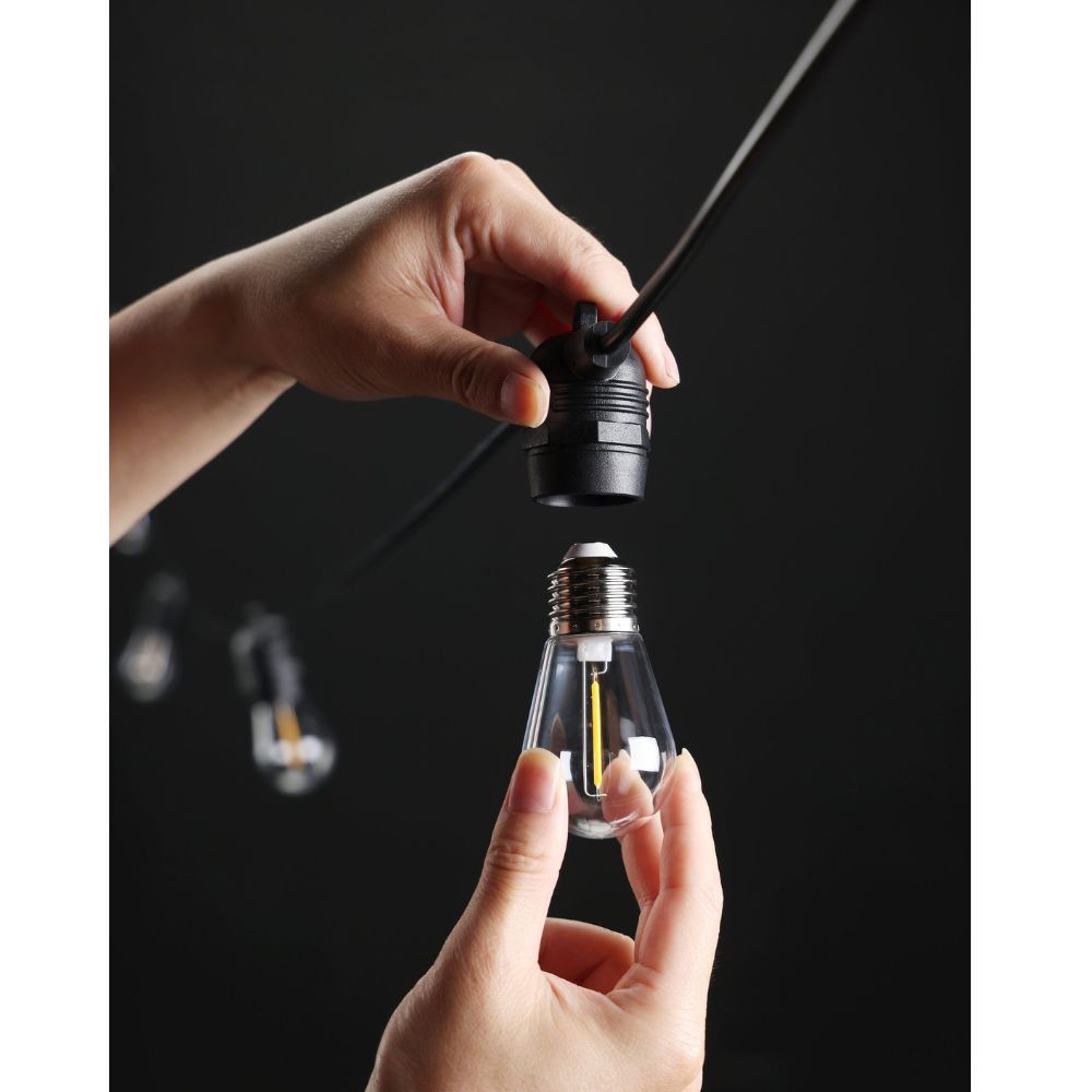 Eglo FESTOON 2 Solar Kit - 1W, IPX5-Eglo-Ozlighting.com.au