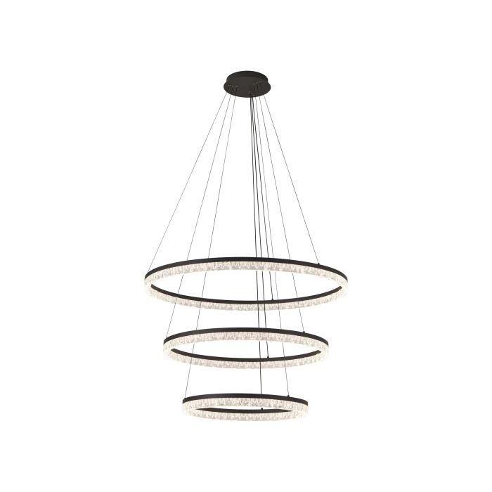 Eglo FLORENCIA - 1000mm LED Pendant in Black-Eglo-Ozlighting.com.au