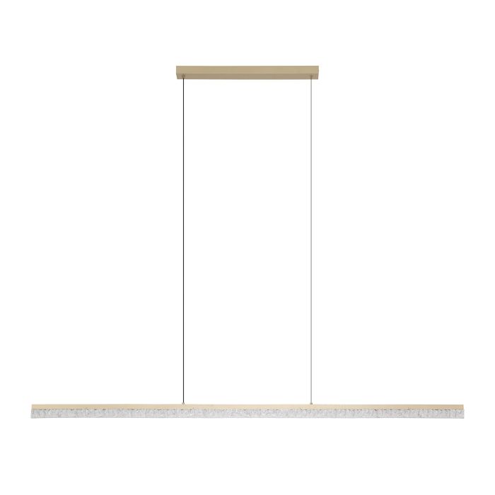 Eglo FLORENCIA - 1800mm LED Linear Pendant in Gold-Eglo-Ozlighting.com.au