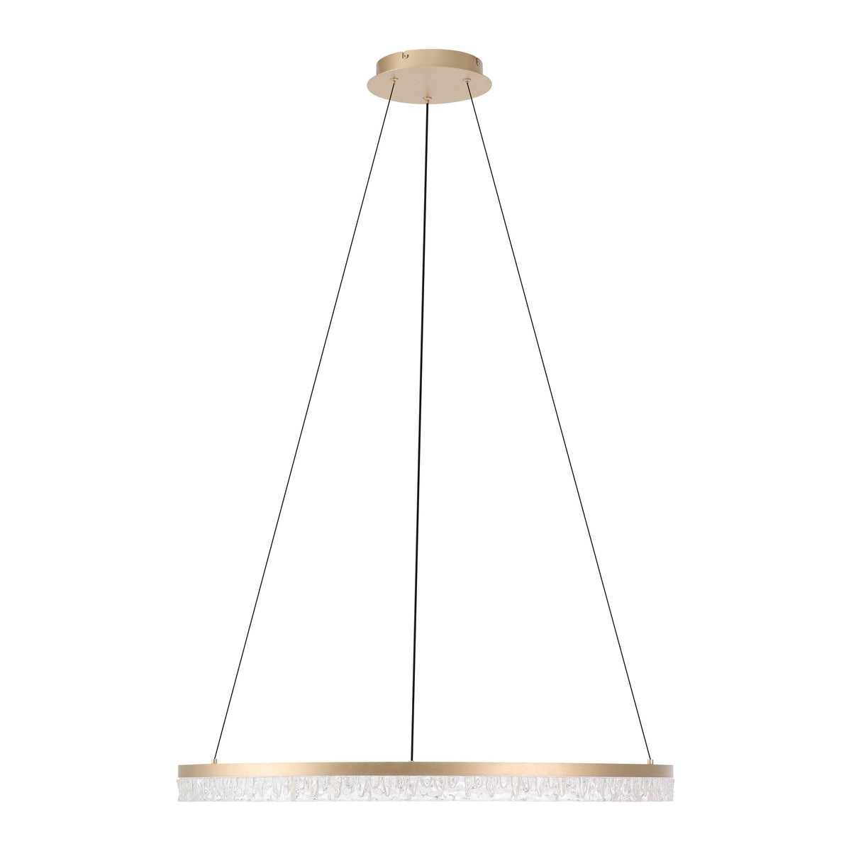 Eglo FLORENCIA LED Pendant - 800mm Ring, Gold-Eglo-Ozlighting.com.au