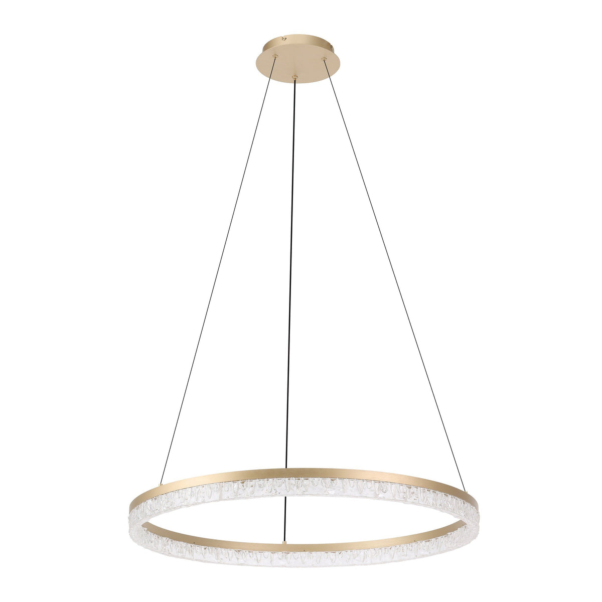 Eglo FLORENCIA LED Pendant - 800mm Ring, Gold-Eglo-Ozlighting.com.au