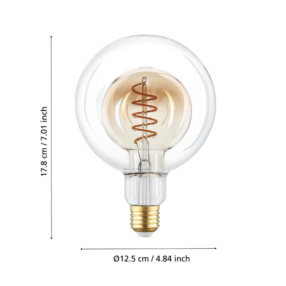 Eglo - G125 LED Globe - E27-Eglo-Ozlighting.com.au