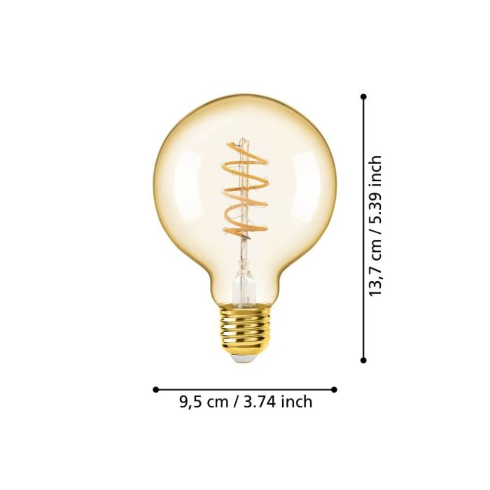 Eglo G95 Globe - 4W G95, E27-Eglo-Ozlighting.com.au