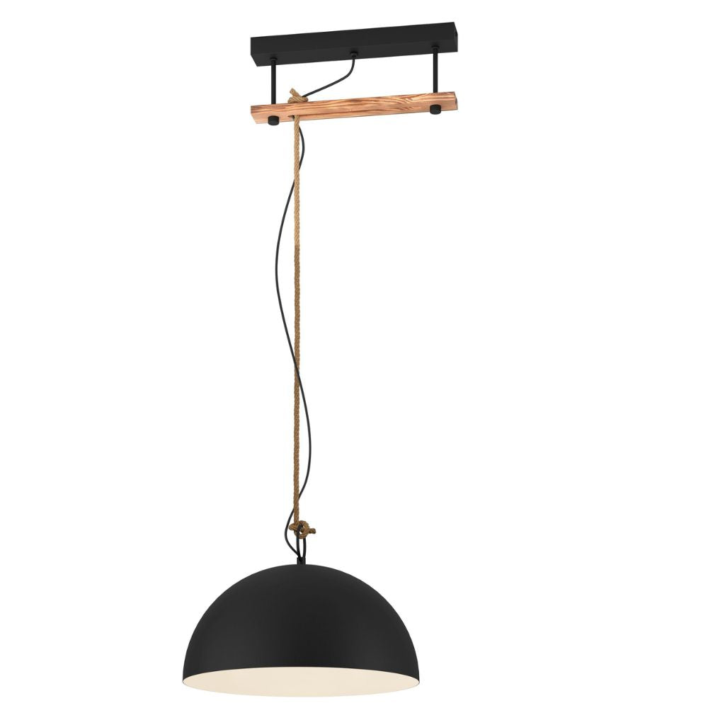 Eglo HODSOLL - 1/2 Steel Light Pendant-Eglo-Ozlighting.com.au