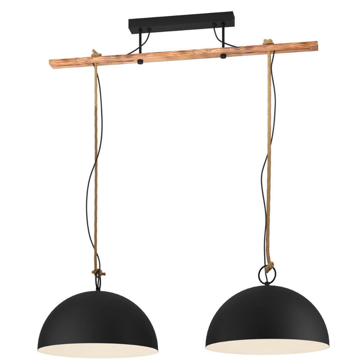 Eglo HODSOLL - 1/2 Steel Light Pendant-Eglo-Ozlighting.com.au
