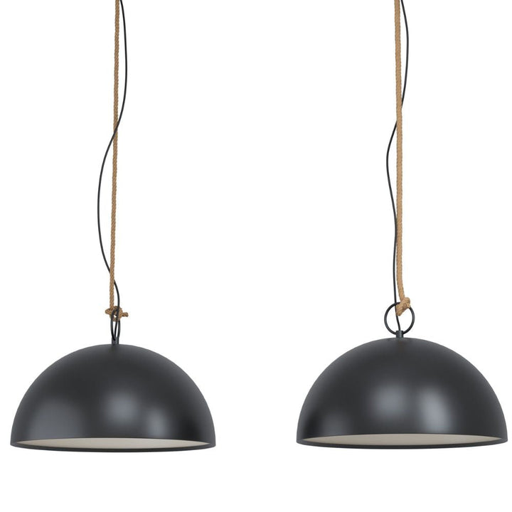 Eglo HODSOLL - 1/2 Steel Light Pendant-Eglo-Ozlighting.com.au