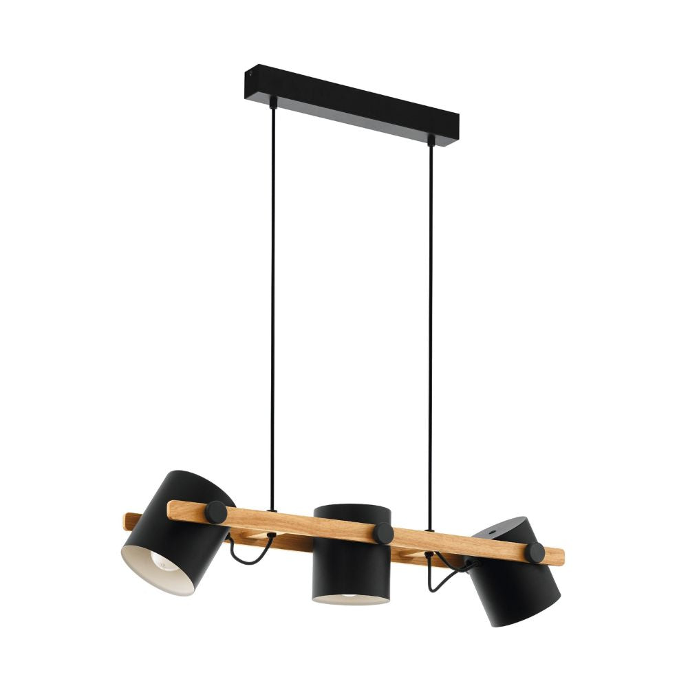 Eglo HORNWOOD Pendant - 3/4 Steel Light-Eglo-Ozlighting.com.au