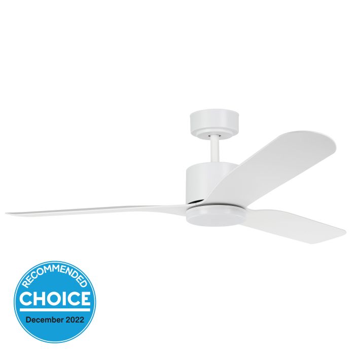 Eglo ILUKA - 3 Blade 52" 1320mm DC Ceiling Fan with LED Light-Eglo-Ozlighting.com.au