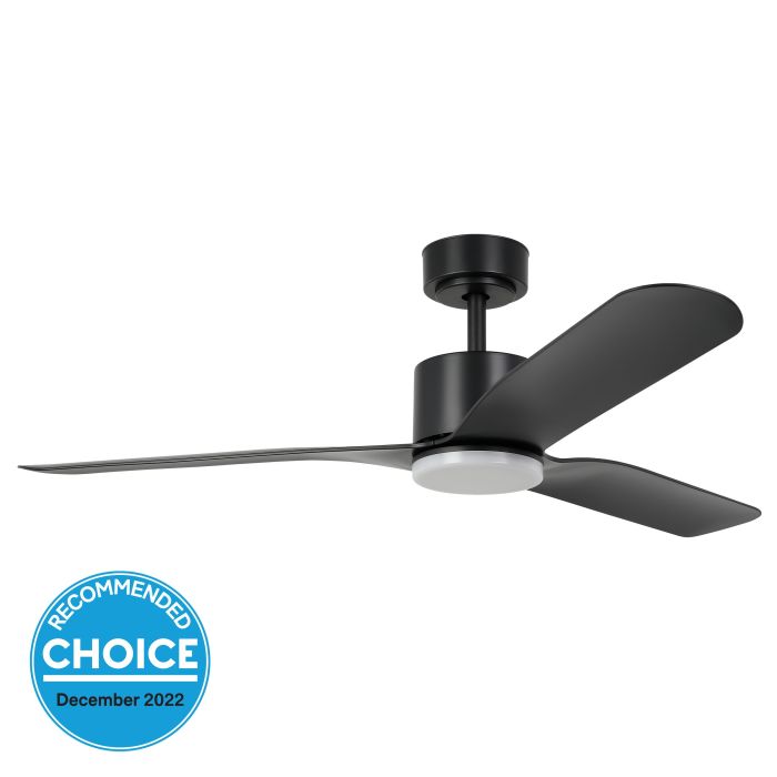 Eglo ILUKA - 3 Blade 52" 1320mm DC Ceiling Fan with LED Light-Eglo-Ozlighting.com.au